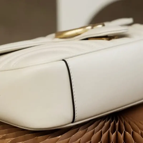 Gucci GG Marmont  Medium White - Image 11