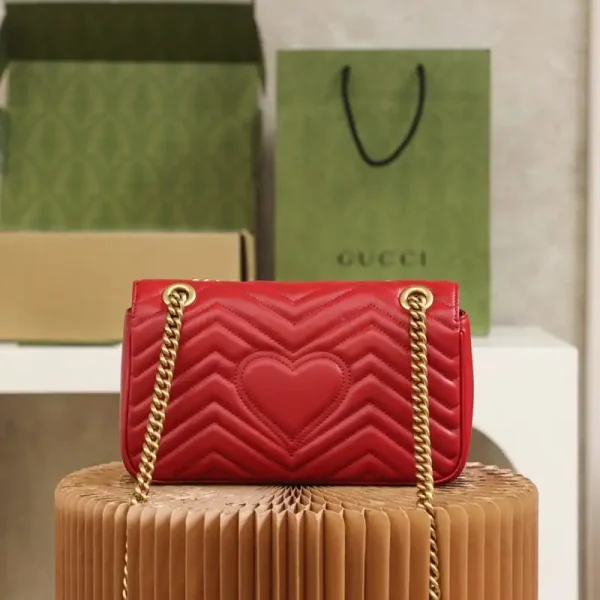 Gucci GG Marmont 1955  Medium Red - Image 5
