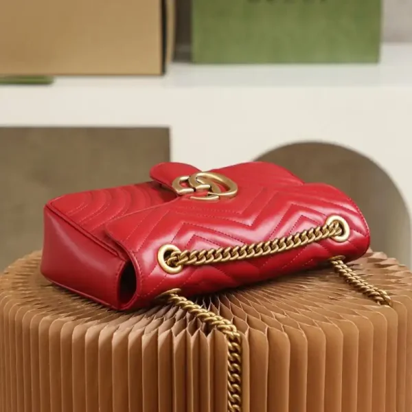 Gucci GG Marmont 1955  Medium Red - Image 8