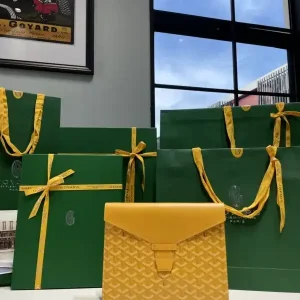 Goyard Camond Pouch Yellow