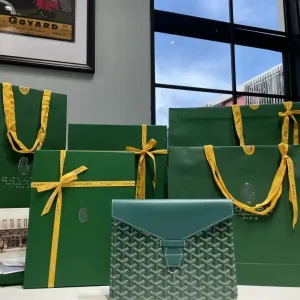 Goyard Camond Pouch Green