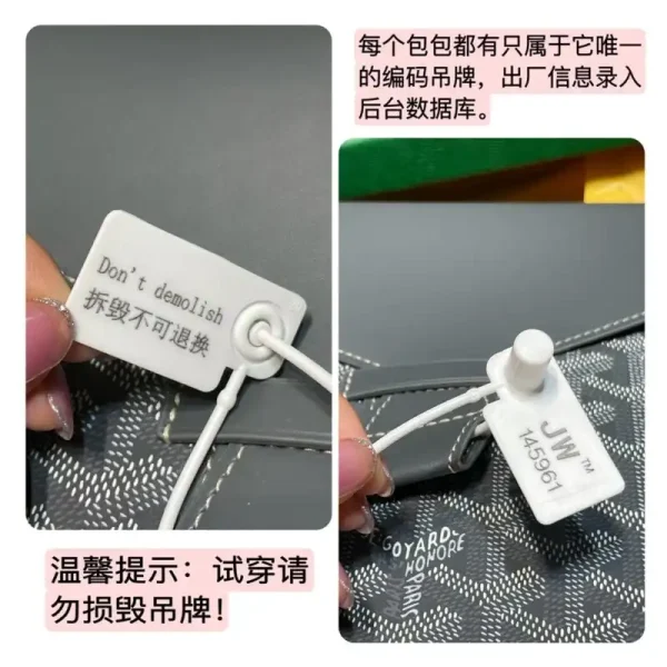 Goyard Camond Pouch Grey - Image 6