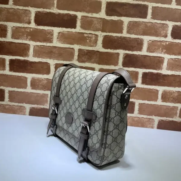 Gucci   GG Supreme Shoulder Bag Beige - Image 3