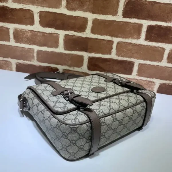 Gucci   GG Supreme Shoulder Bag Beige - Image 5