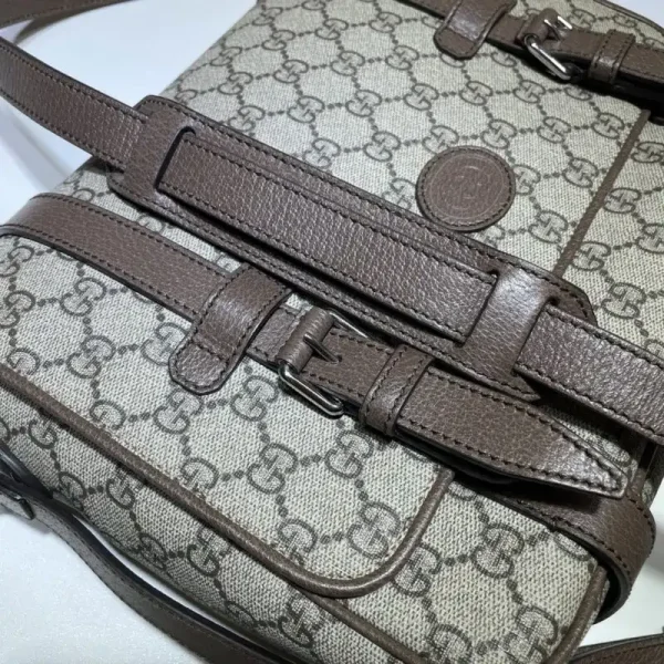 Gucci   GG Supreme Shoulder Bag Beige - Image 7