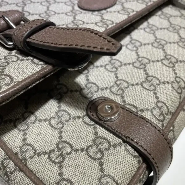 Gucci   GG Supreme Shoulder Bag Beige - Image 8