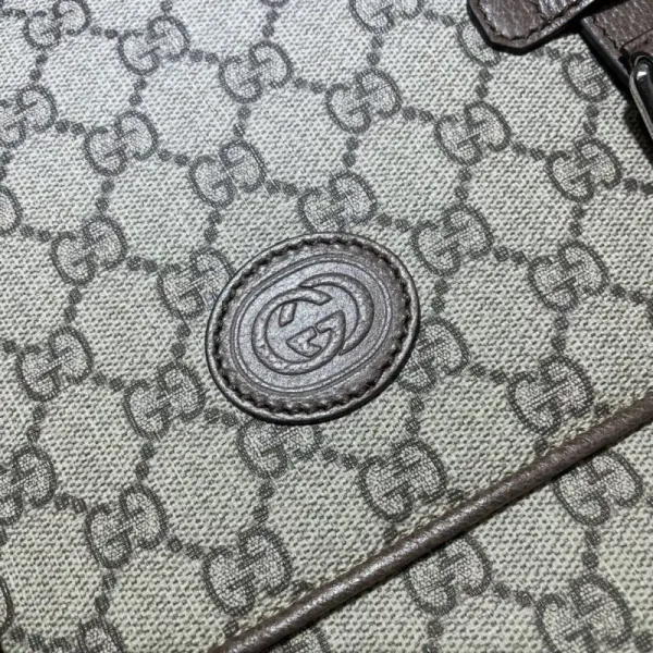 Gucci   GG Supreme Shoulder Bag Beige - Image 9