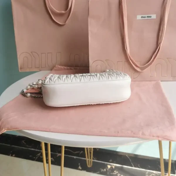 Miu Miu Matelassé Pearl White - Image 4