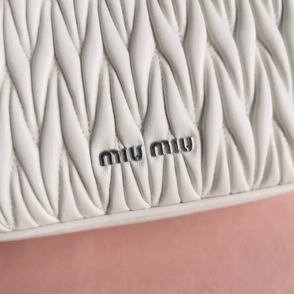 Miu Miu Matelassé Pearl White - Image 5