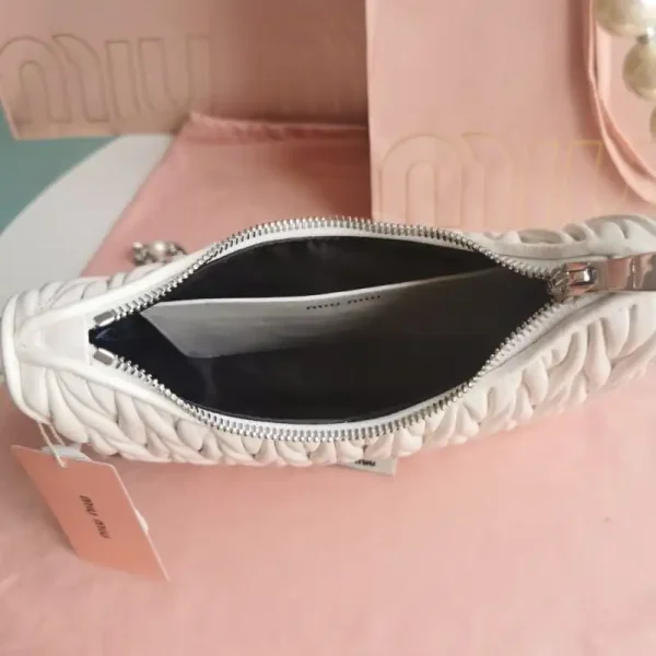 Miu Miu Matelassé Pearl White - Image 6
