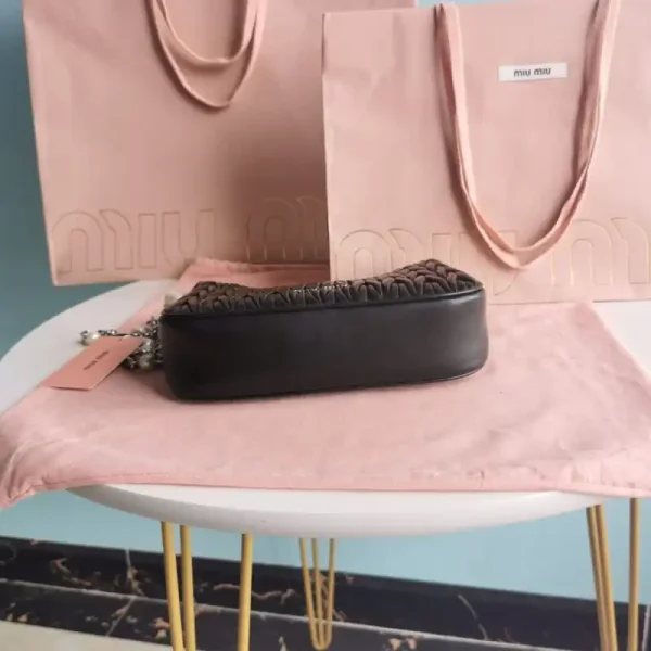 Miu Miu Matelassé Pearl Black - Image 4