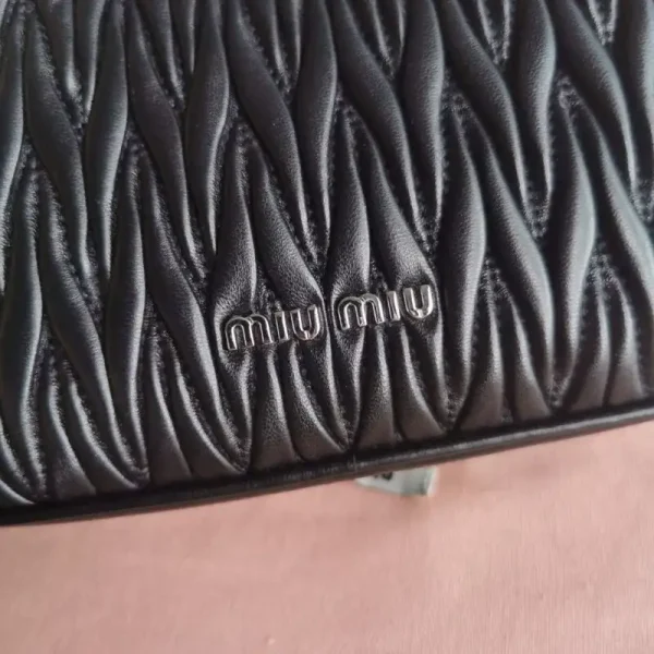 Miu Miu Matelassé Pearl Black - Image 5