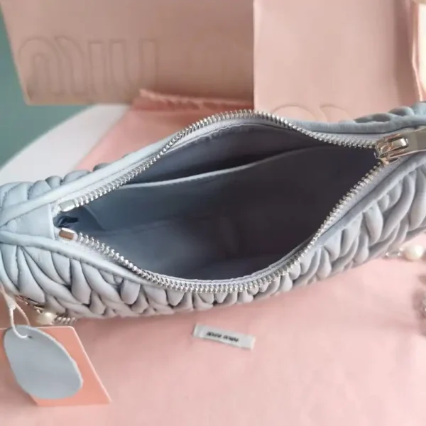 Miu Miu Matelassé Pearl Blue - Image 5