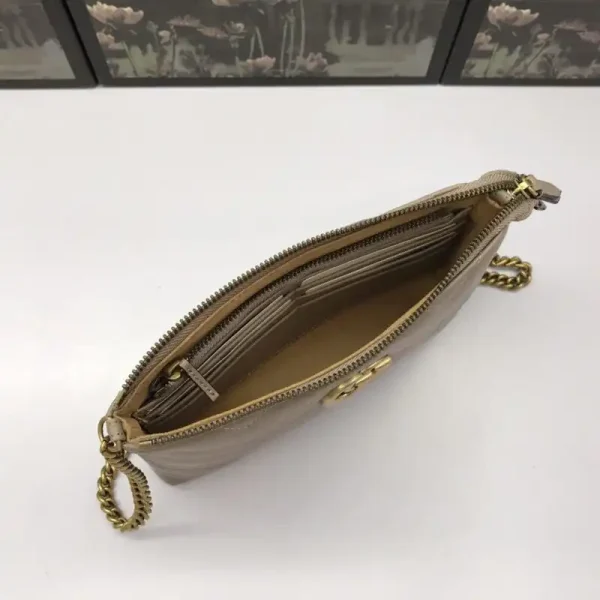 Gucci Marmont Matelasse Wallet On Chain Beige - Image 8