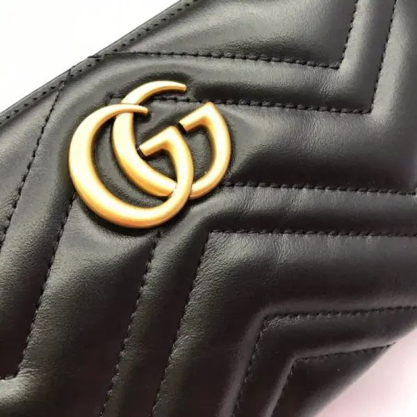 Gucci Marmont Matelasse Wallet On Chain Black - Image 7