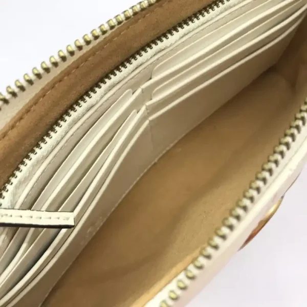 Gucci Marmont Matelasse Wallet On Chain White - Image 8