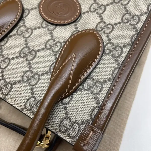 Gucci  Ophidia Mini Tote Bag  Beige - Image 6