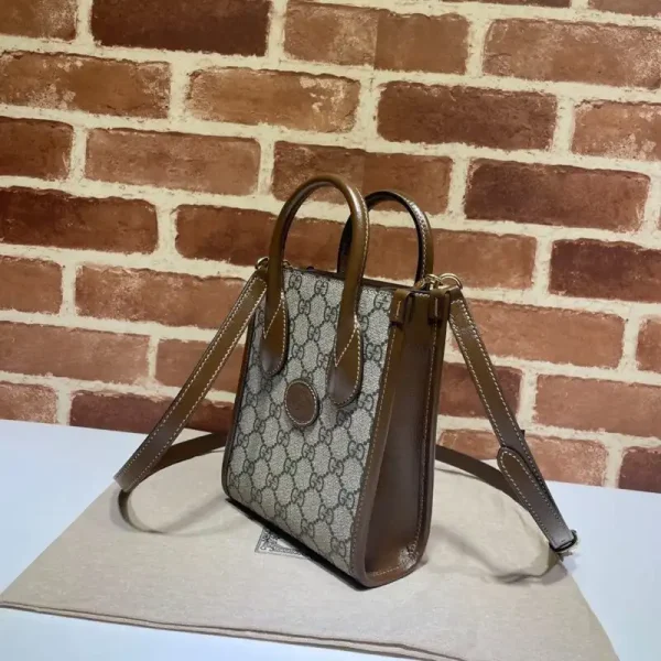 Gucci  Ophidia Mini Tote Bag  Beige - Image 5