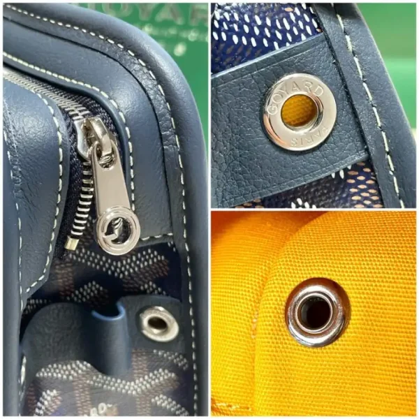 Goyard Jouvence Toiletry Bag Dark Blue - Image 4