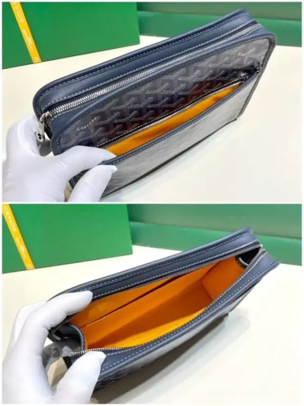 Goyard Jouvence Toiletry Bag Dark Blue - Image 6