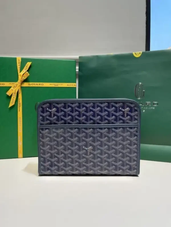 Goyard Jouvence Toiletry Bag Dark Blue