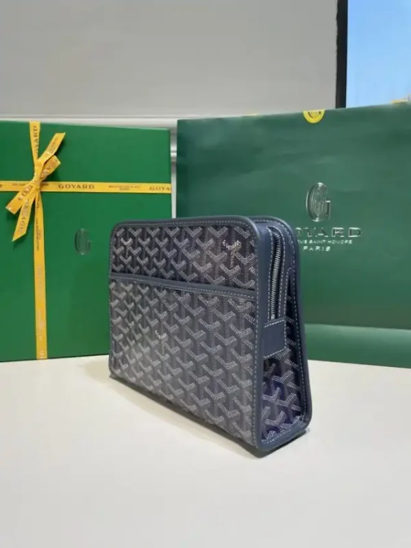 Goyard Jouvence Toiletry Bag Dark Blue - Image 9