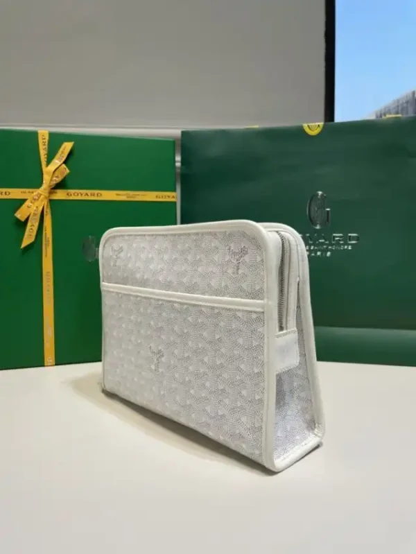 Goyard Jouvence Toiletry Bag White - Image 3