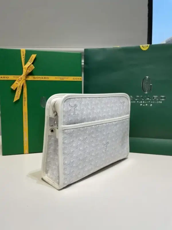 Goyard Jouvence Toiletry Bag White - Image 7