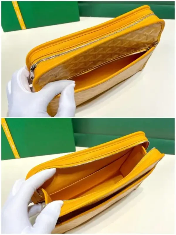 Goyard Jouvence Toiletry Bag Yellow - Image 3