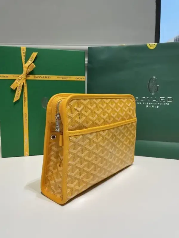 Goyard Jouvence Toiletry Bag Yellow - Image 7