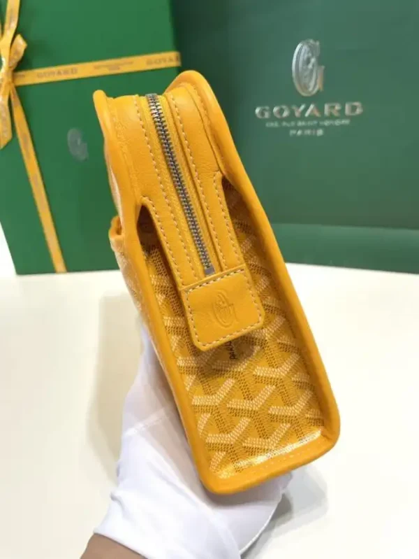 Goyard Jouvence Toiletry Bag Yellow - Image 8