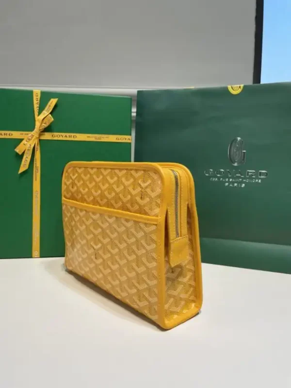 Goyard Jouvence Toiletry Bag Yellow - Image 4
