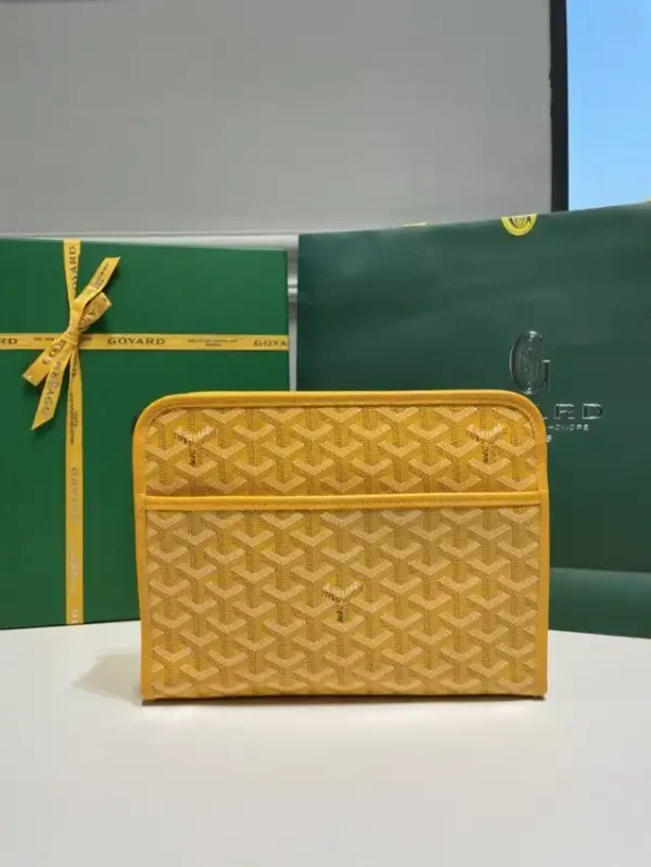 Goyard Jouvence Toiletry Bag Yellow