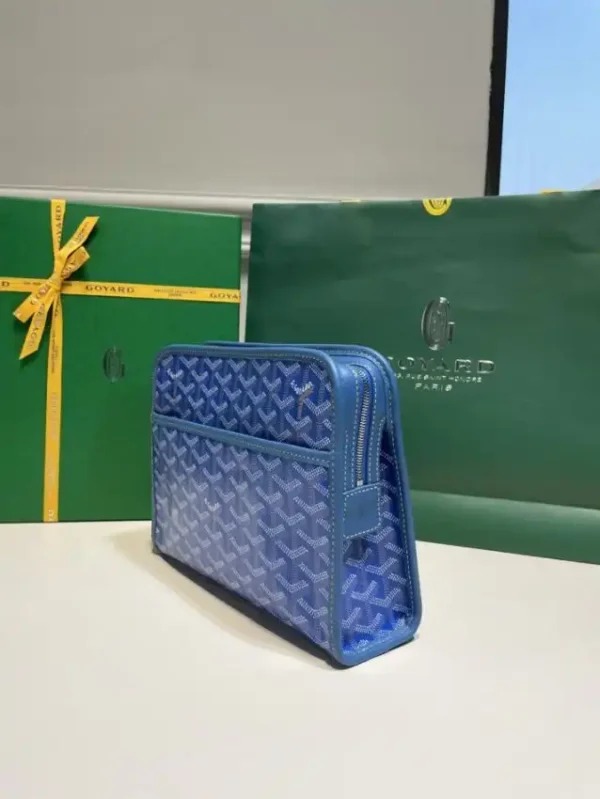 Goyard Jouvence Toiletry Bag Blue - Image 5