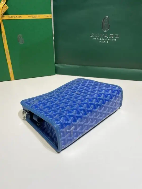 Goyard Jouvence Toiletry Bag Blue - Image 8