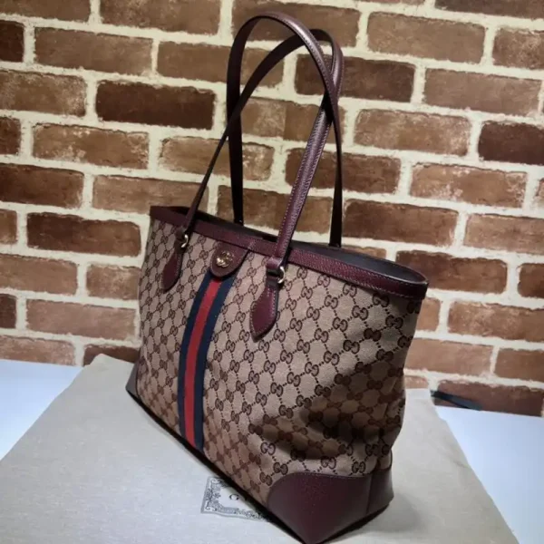 Gucci Ophidia Medium Tote Red - Image 4