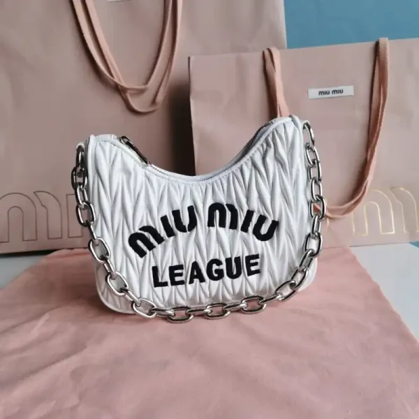 Miu Miu Matelassé League White - Image 2