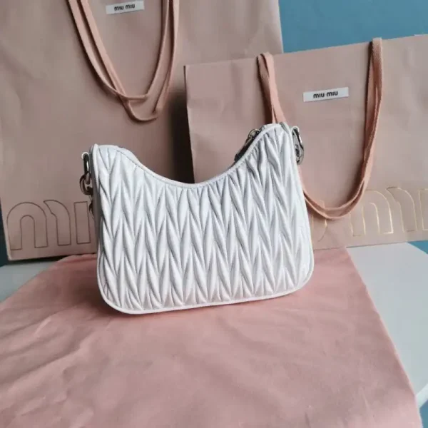 Miu Miu Matelassé League White - Image 3