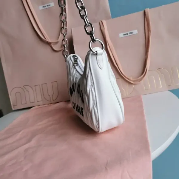 Miu Miu Matelassé League White - Image 4