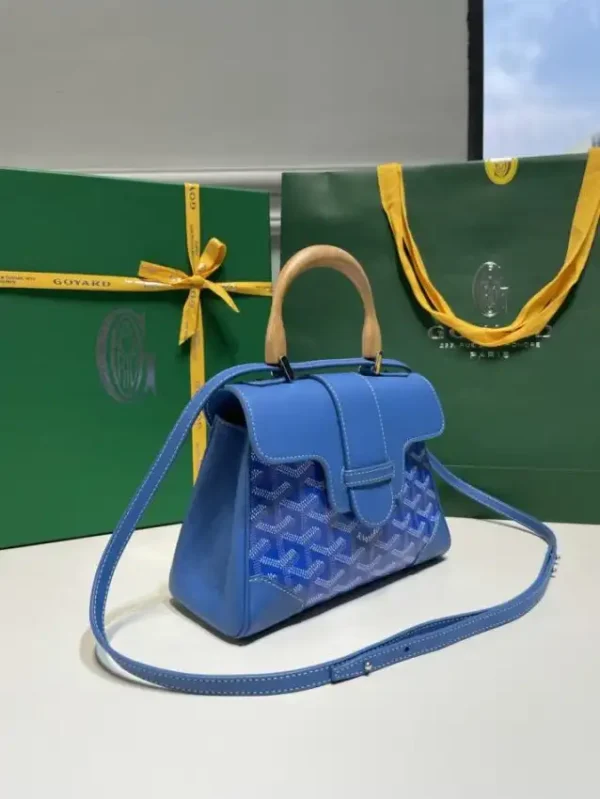 Goyard Saigon Souple Mini Blue - Image 3
