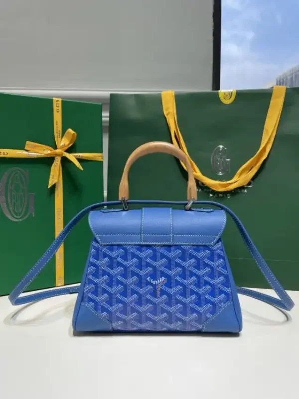 Goyard Saigon Souple Mini Blue - Image 5