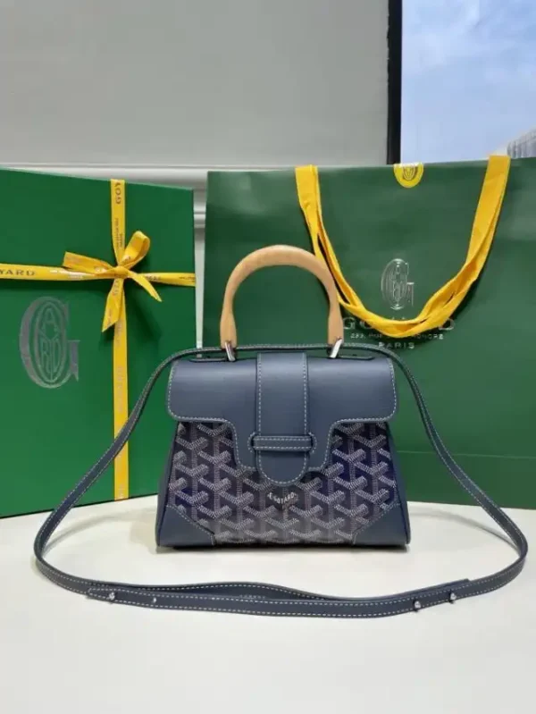 Goyard Saigon Souple Mini  Dark Blue - Image 8