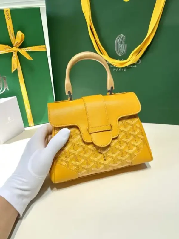 Goyard Saigon Souple Mini Yellow - Image 5