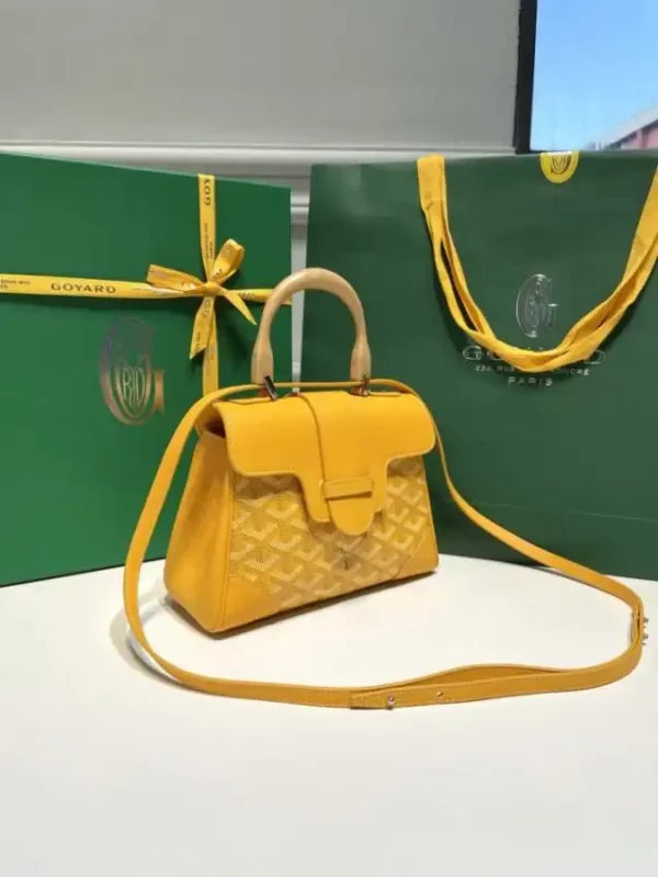Goyard Saigon Souple Mini Yellow - Image 6