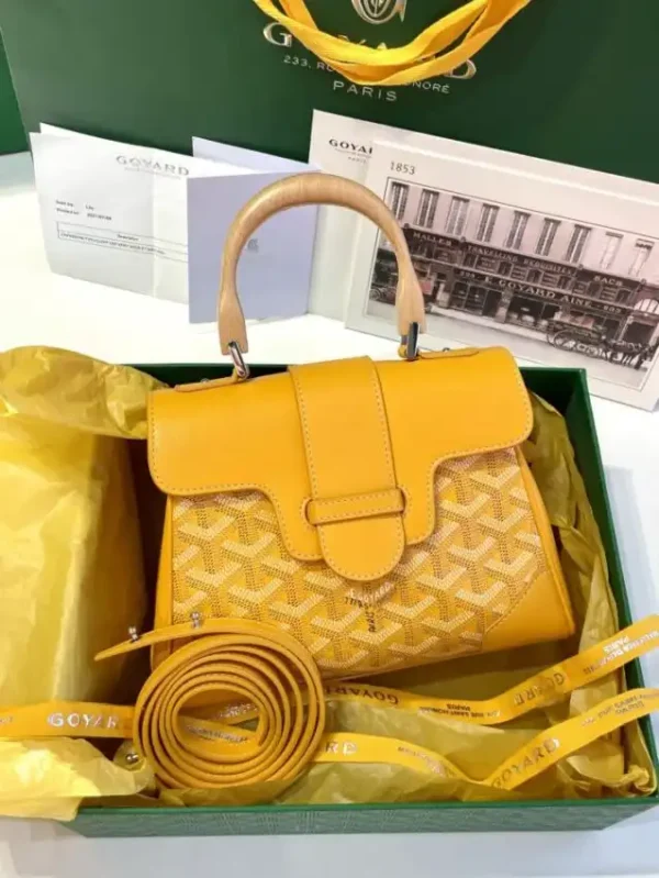 Goyard Saigon Souple Mini Yellow - Image 8