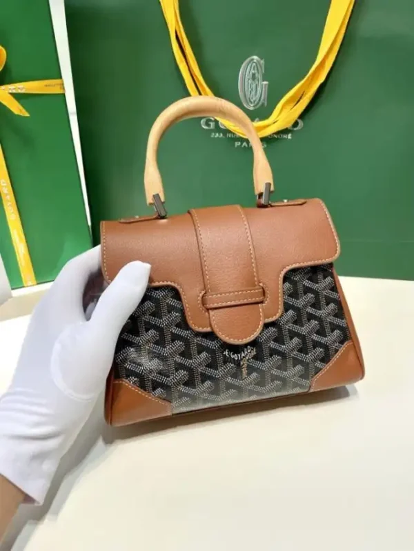 Goyard Saigon Souple Mini Brown - Image 3