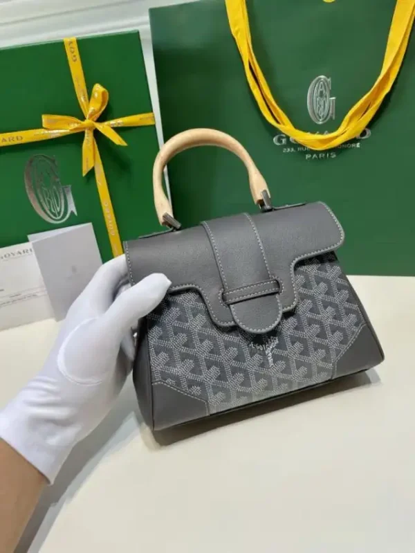 Goyard Saigon Souple Mini Grey - Image 4