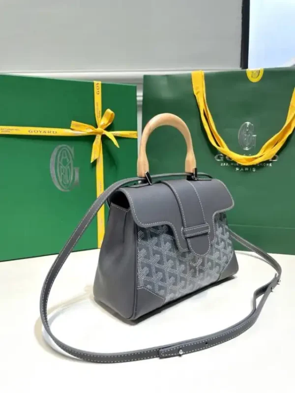 Goyard Saigon Souple Mini Grey - Image 5