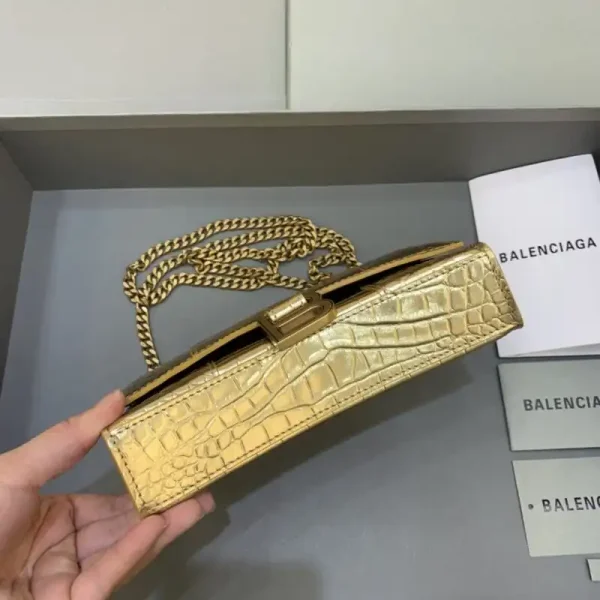 Balenciaga Hourglass On Chain Gold - Image 2