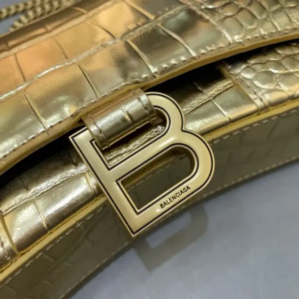 Balenciaga Hourglass On Chain Gold - Image 4